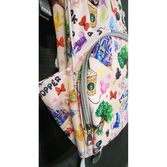 Disney Bag Best Day Ever Park Hopper Backpack Diaper Bag Thermal Pocket NEW - Picture 2 of 15